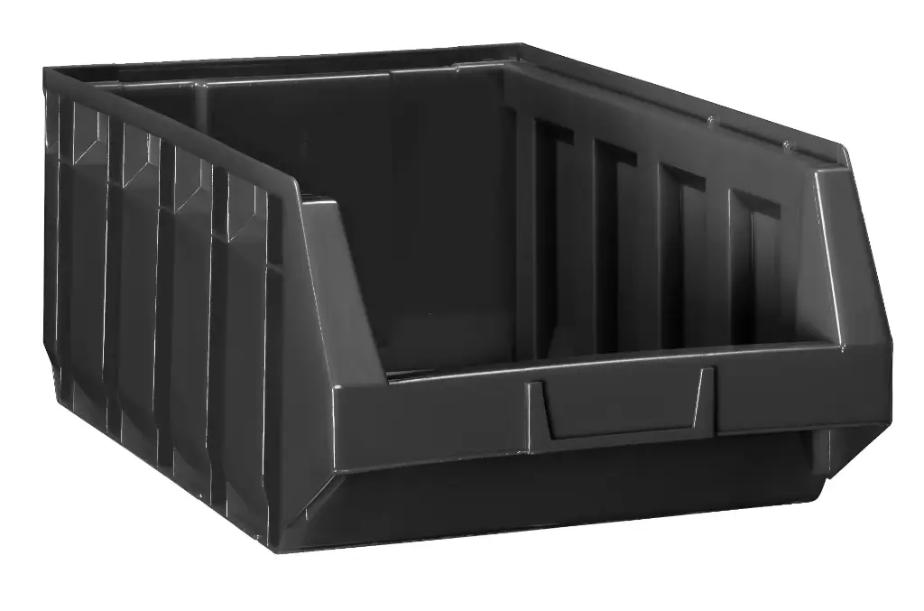 Magazijnbak Bull 5 D485_B298_H189mm - zwart.webp
