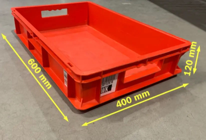 Schäfer stapelbak EF6120 600x400x120, rood, occasie