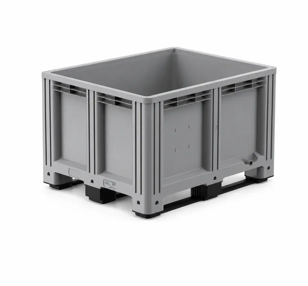 Palletbox, grijs (nieuw)
