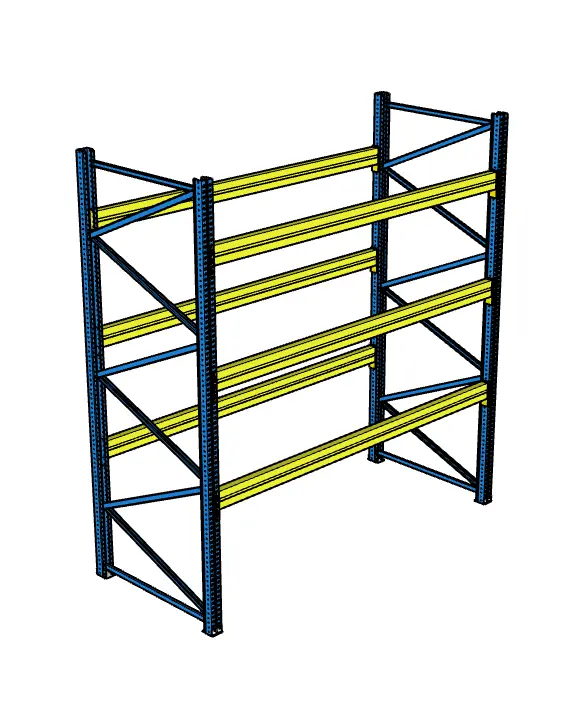 Jungheinrich palletstelling L2900 H3000 D1100,3nivNIEUW