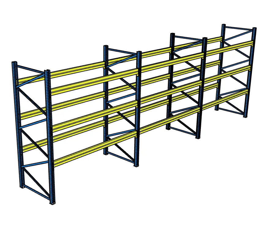 Jungheinrich palletstelling L8500 H3000 D1100 3nivNIEUW