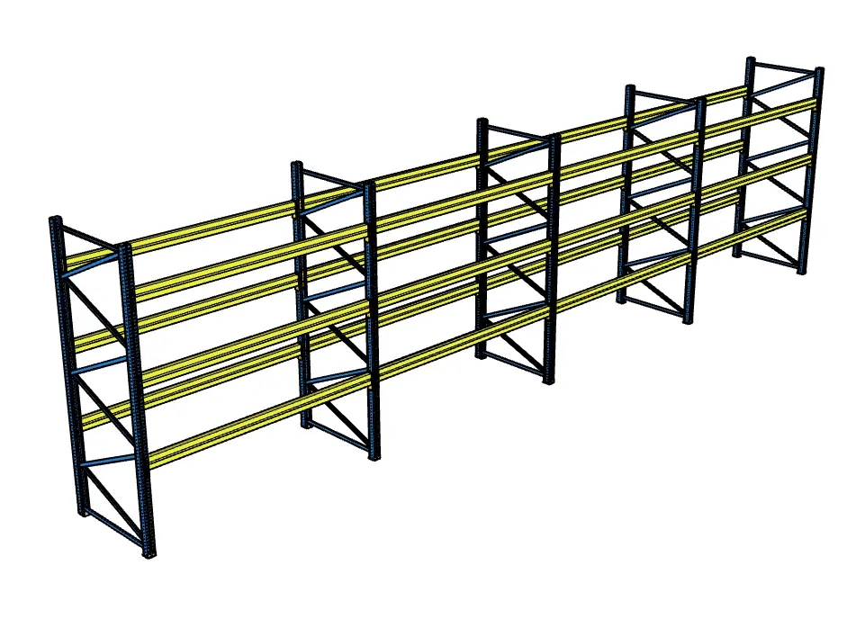 Jungheinrich palletstelling L11300 H3000 D11003nivNIEUW