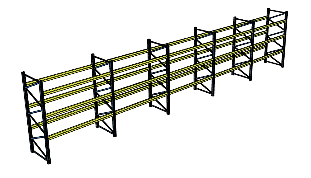 Jungheinrich palletstelling L14100 H3000 D11003nivNIEUW