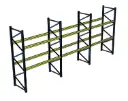 Jungheinrich palletstelling L8500 H4000 D1100 2nivNIEUW