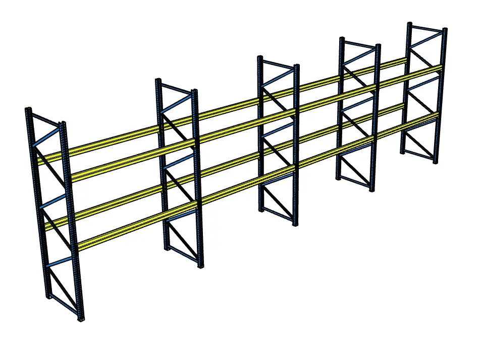 Jungheinrich palletstelling L11300 H4000 D11002nivNIEUW