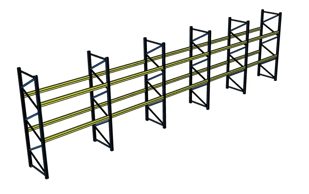 Jungheinrich palletstelling L14100 H4000 D11002nivNIEUW