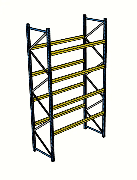 Jungheinrich palletstelling L2900 H5000 D1100 4nivNIEUW