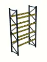 Jungheinrich palletstelling L2900 H5000 D1100 4nivNIEUW