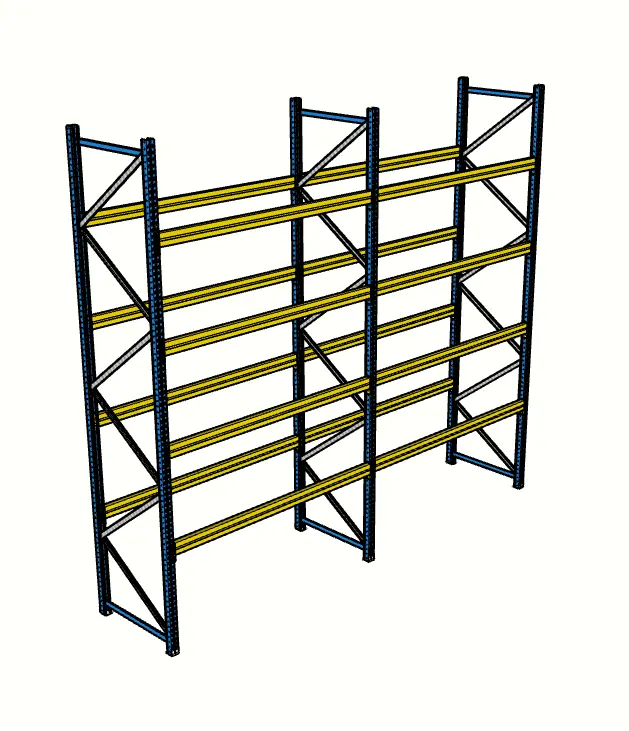 Jungheinrich palletstelling L5700 H5000 D1100 4nivNIEUW