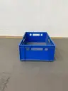 Euro stapelkrat versterkt 600x400x220, blauw, nieuw