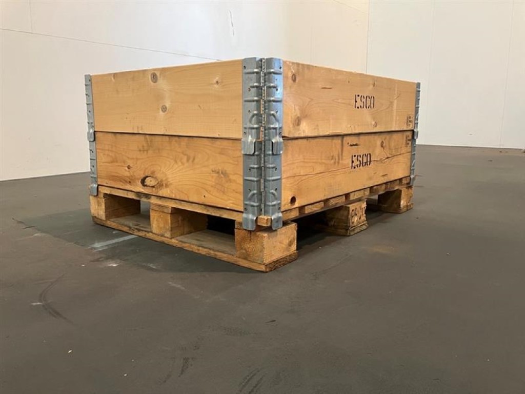 Pallets met 2 opzetranden 1000 x 800 x 400 (LxBxH) (220823)