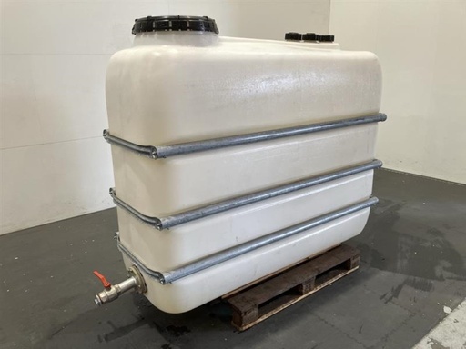 Enkelwandige Tank 2000x1700x750, wit, occasie, 2000L