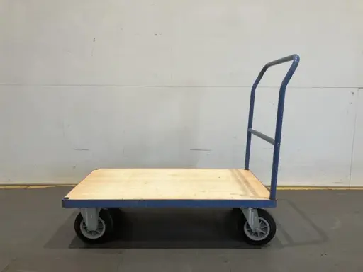 Transportwagen 1100 x 600, blauw, occasie (260348)